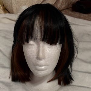 Black and Reddish Brown Women's Wig